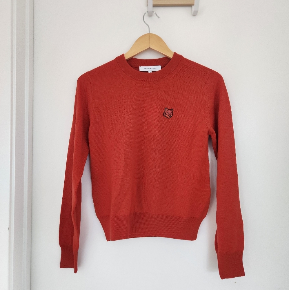 Maison Kitsuné Bold Fox Head Merino Wool Jumper